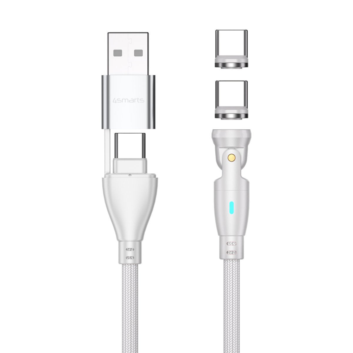 EAN 4252011909834 - 4smarts 541236 cable USB USB 2.0 1,8 m USB C Blanco imagen 3
