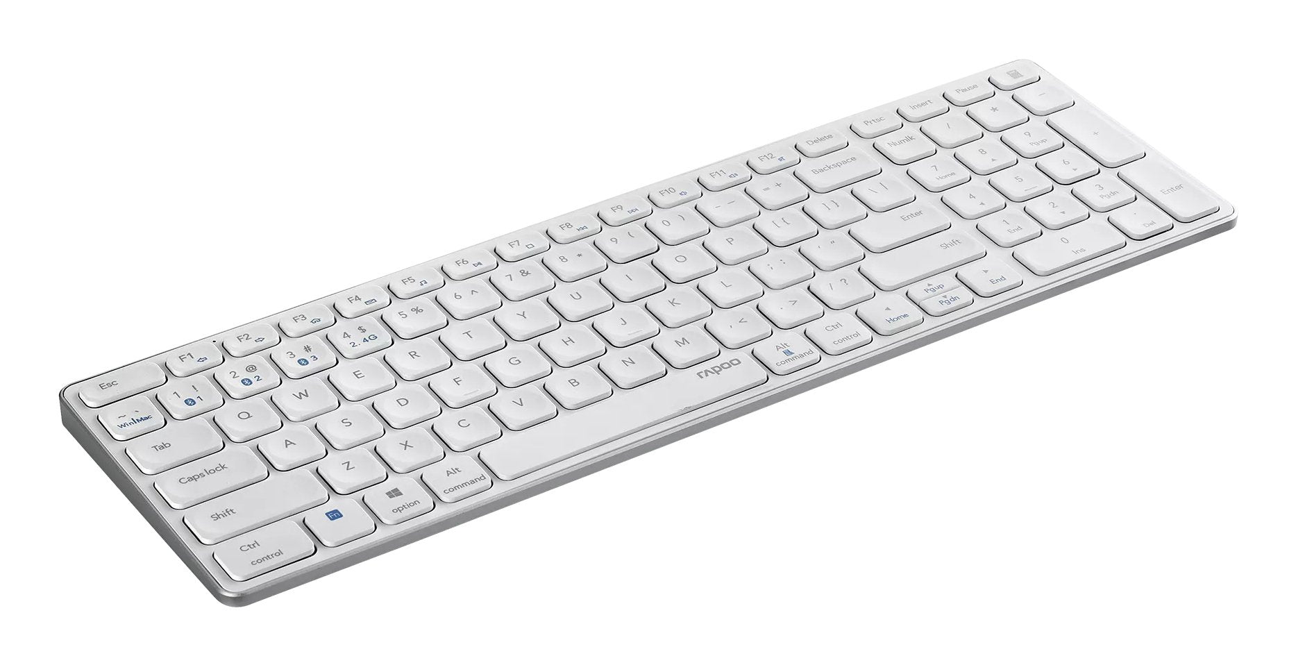 EAN 6940056114853 - Rapoo E9700M teclado Oficina RF Wireless + Bluetooth QWERTY Blanco imagen 1