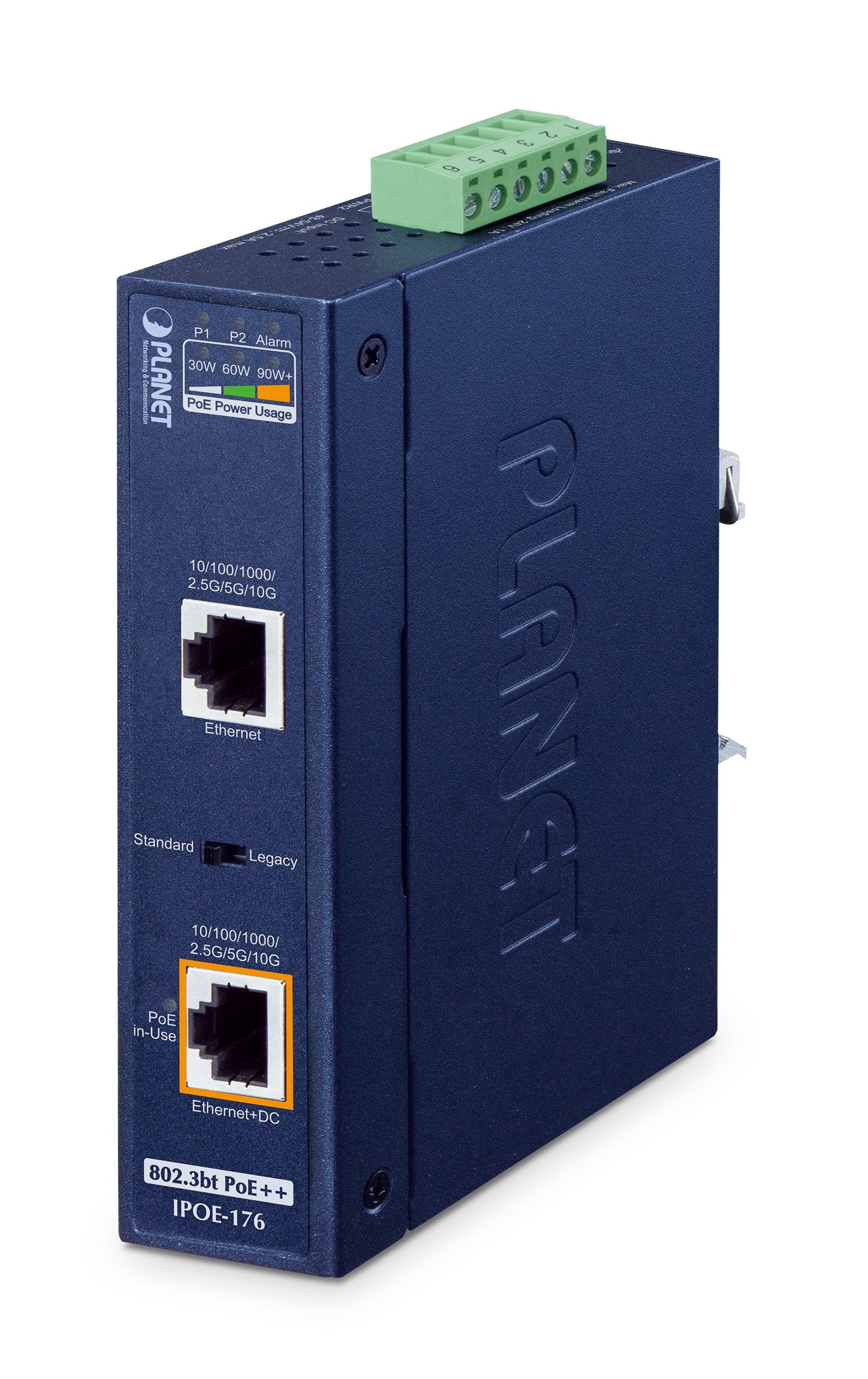 EAN 4711605289627 - PLANET IPOE-176 adaptador e inyector de PoE imagen 1