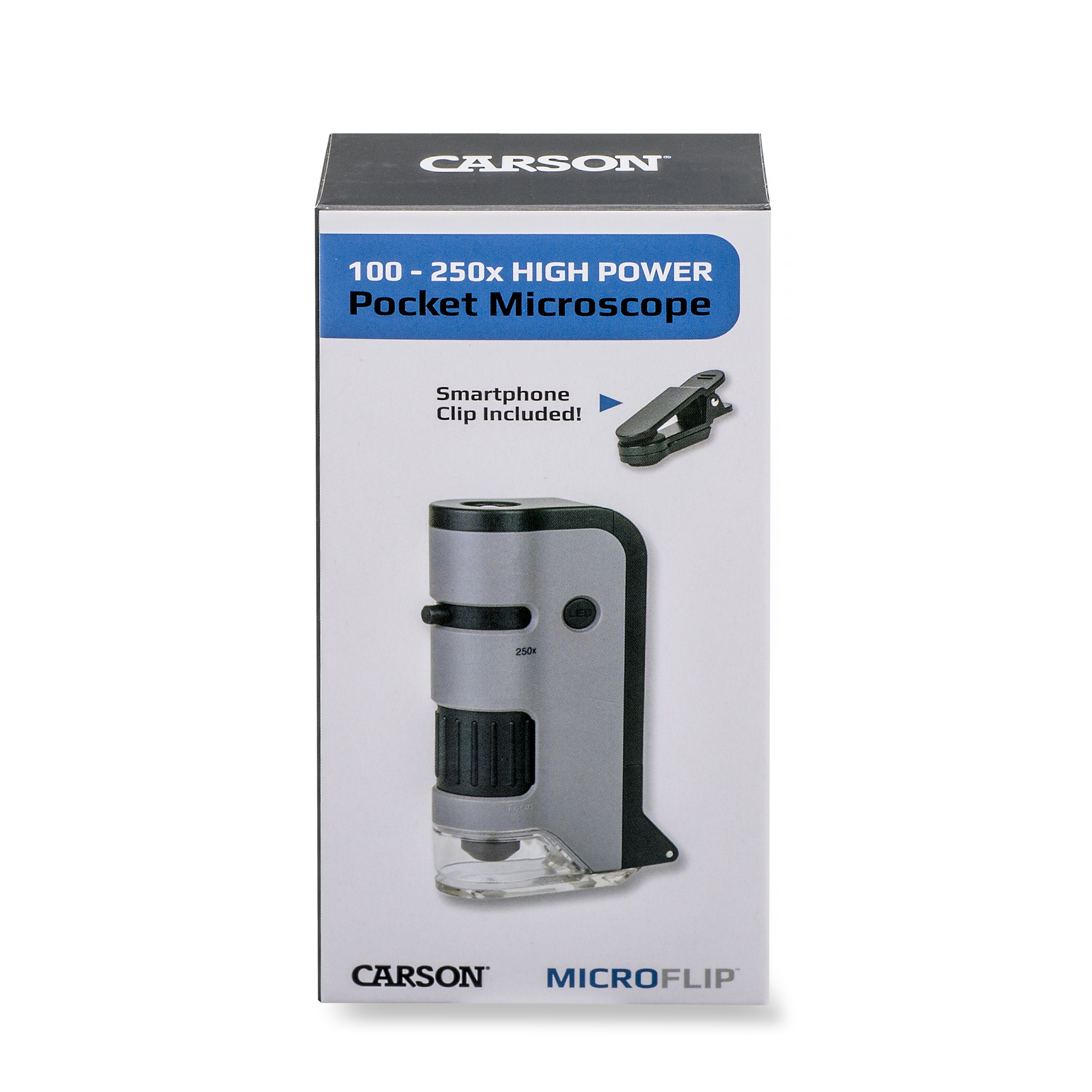 Carson Microflip 100x - 250x Led Pocket Microscope