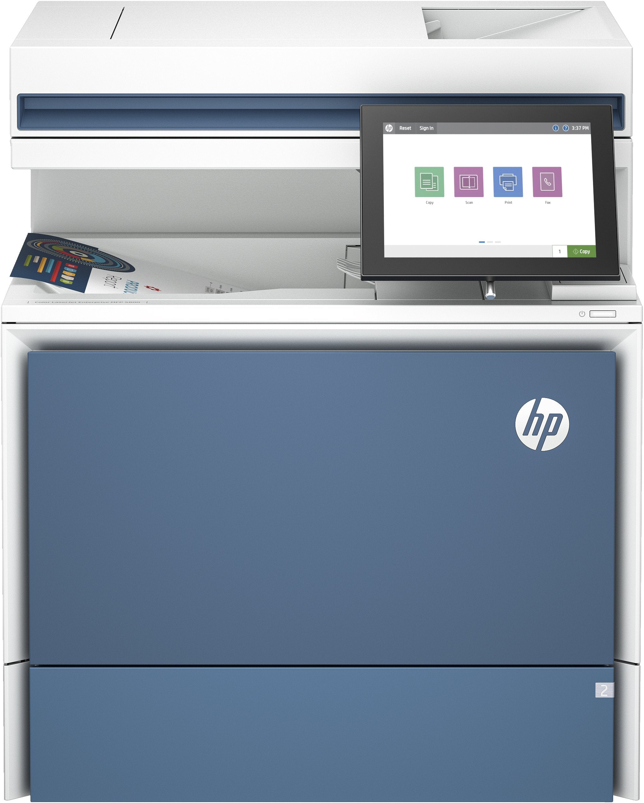 EAN 196068721855 - HP LaserJet Color Enterprise MFP 5800dn Printer Laser A4 1200 x 1200 DPI 43 ppm imagen 1
