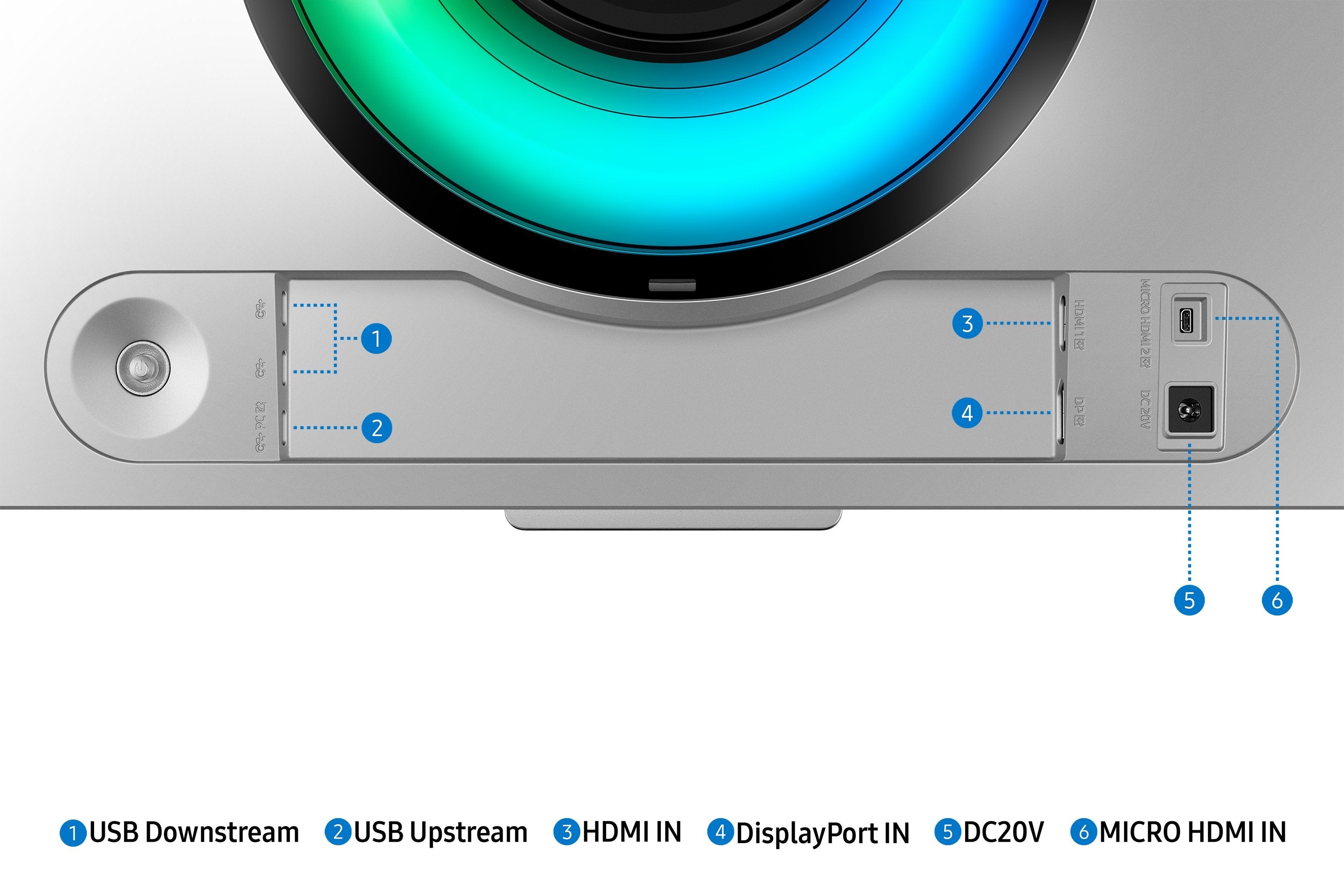 EAN 8806094969658 - Samsung G95SC pantalla para PC 124,5 cm (49") 5120 x 1440 Pixeles Dual QHD OLED Plata imagen 24