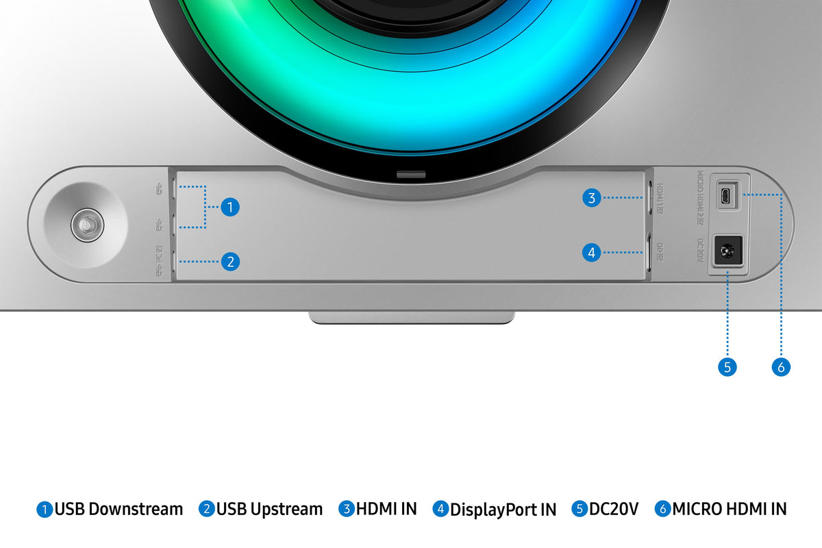 EAN 8806094972566 - Samsung G95SC pantalla para PC 124,5 cm (49") 5120 x 1440 Pixeles Dual QHD OLED Plata imagen 21