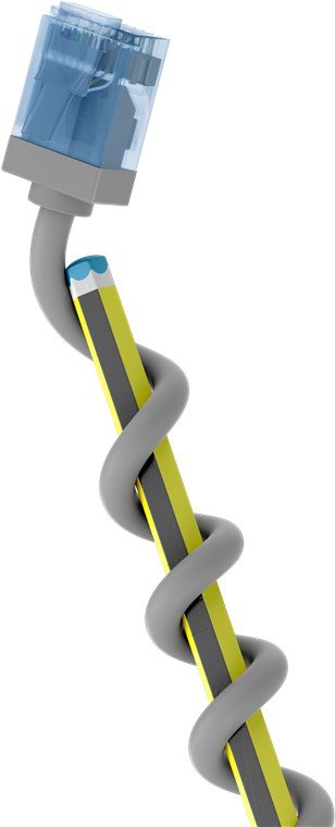 Latiguillo Cat 6a, U/Utp,  3.00 M, Gris, Lszh-Tpe  Slim Delgado Goobay