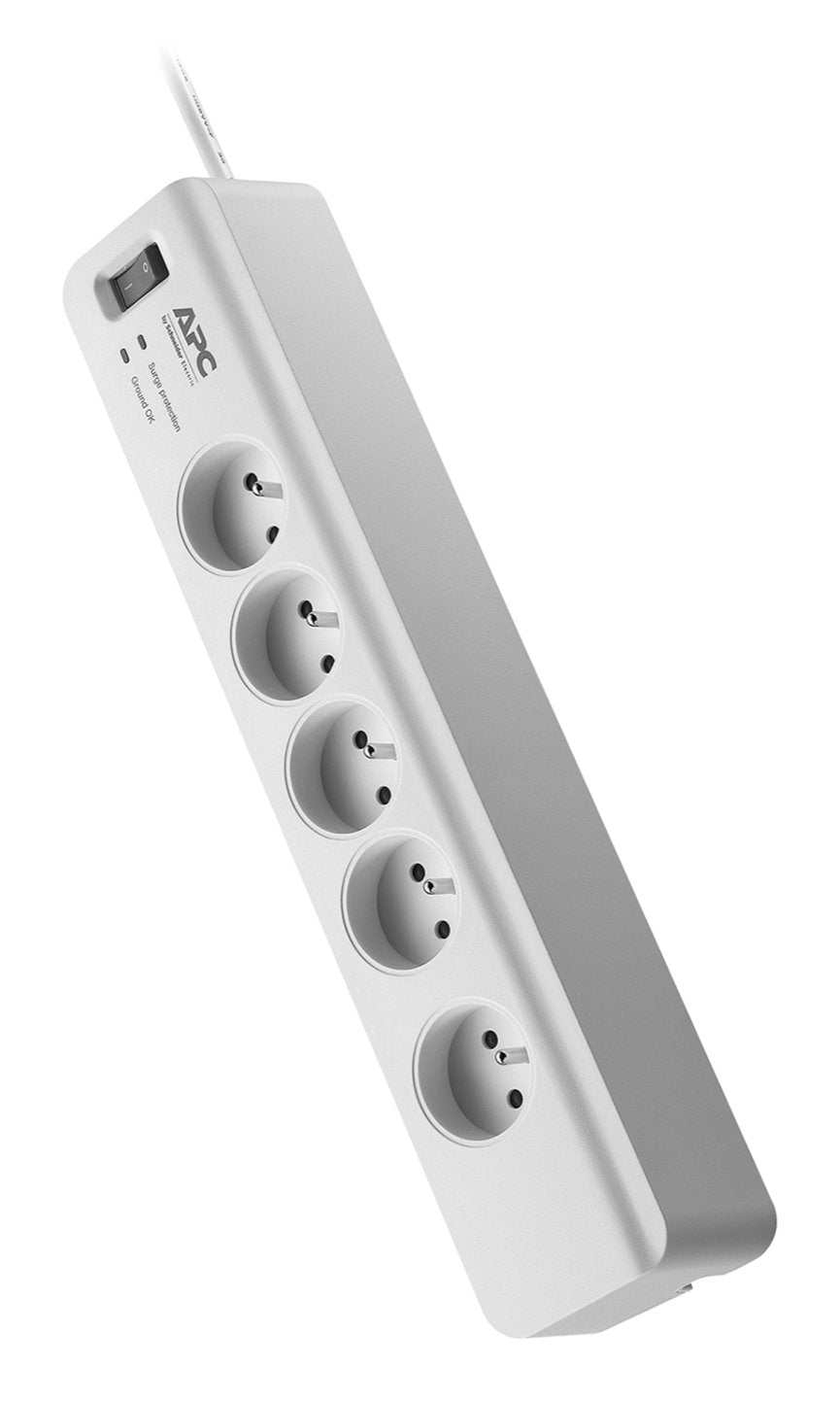 EAN 0731304313922 - APC PM5-FR limitador de tensión Blanco 5 salidas AC 230 V 1,83 m imagen 1
