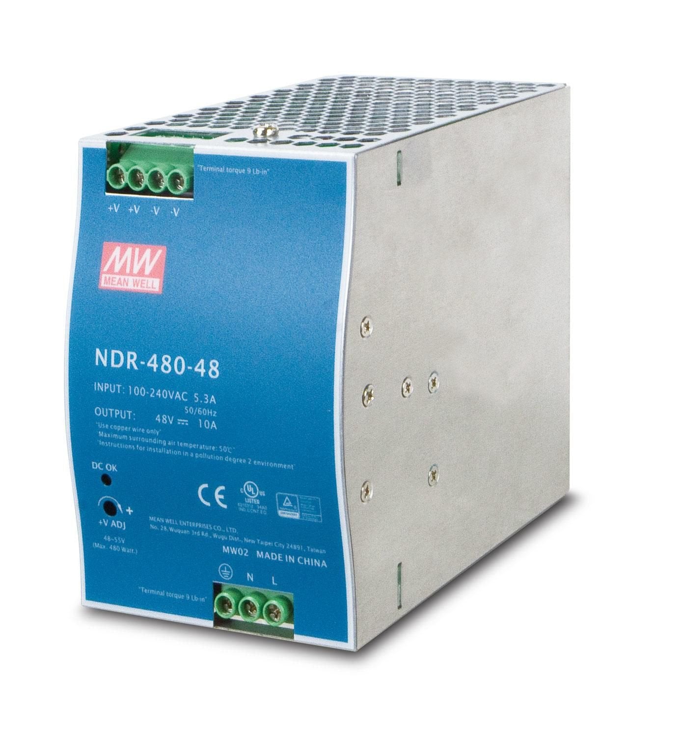 48v, 480w Din-Rail Power