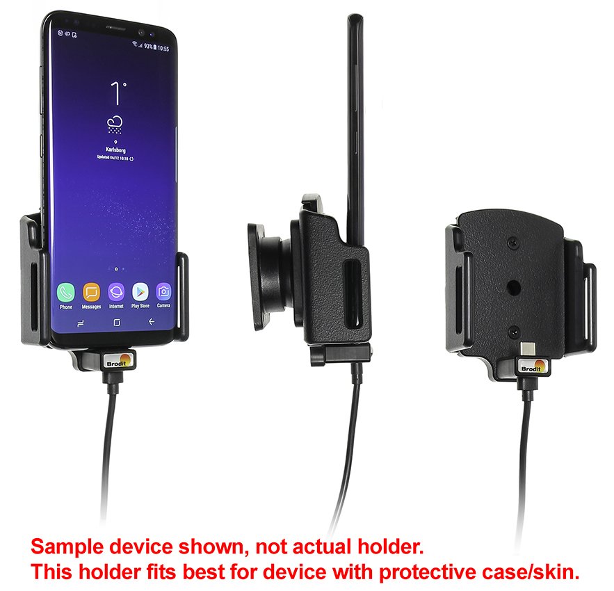 EAN 7320285278448 - Brodit 527844 soporte Soporte activo para teléfono móvil Teléfono móvil/smartphone Negro imagen 2