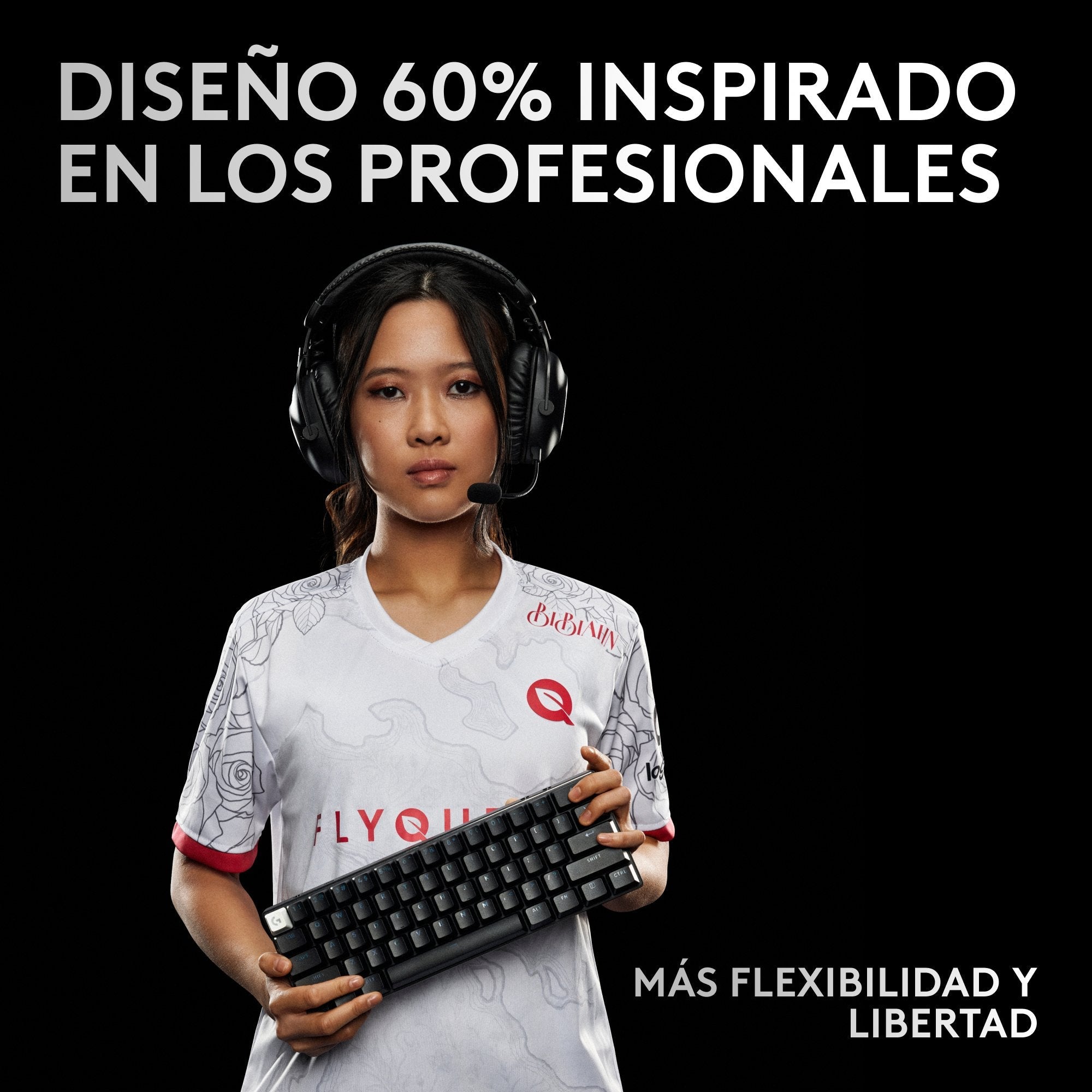 Teclado Ingles Logitech 920-011911 / G Pro X 60 Us Negro