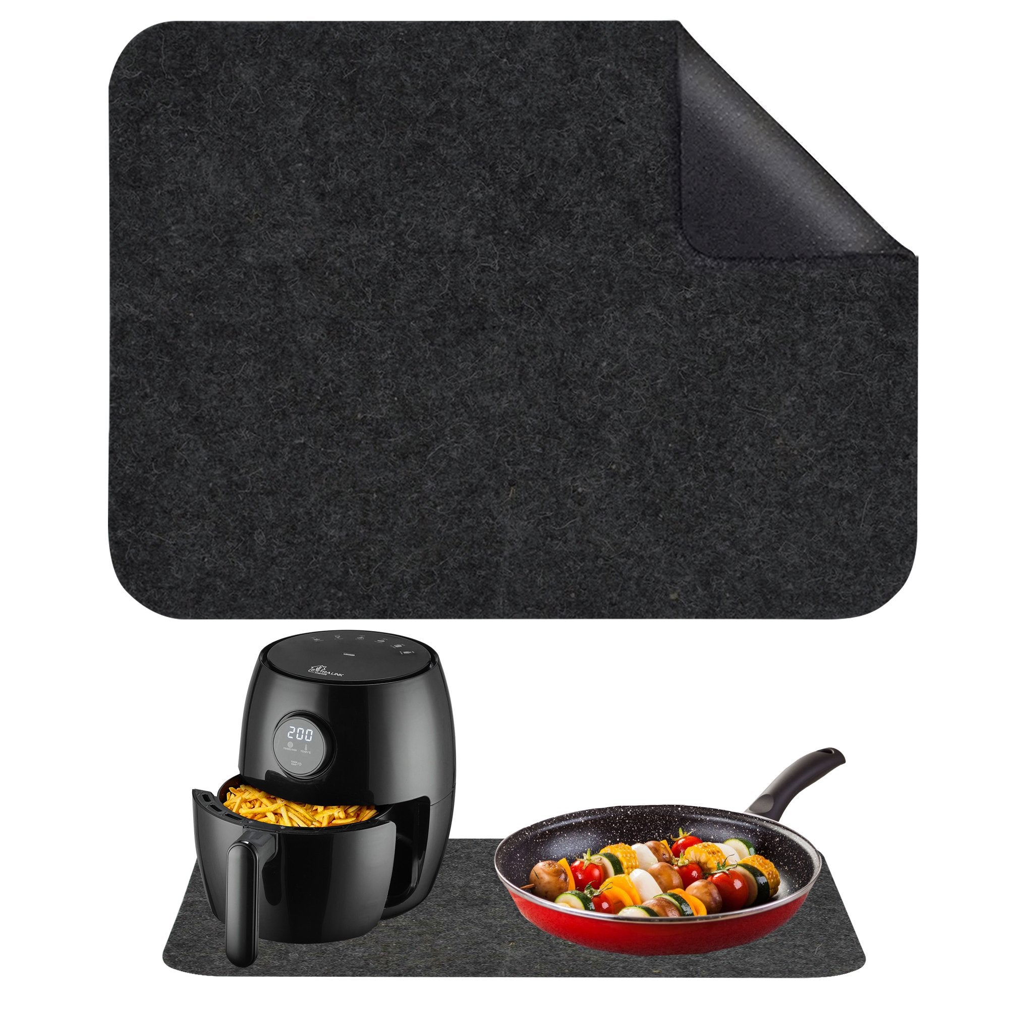 Extralink Home Schutzmatte Für Air Fryer, 60x45 Cm