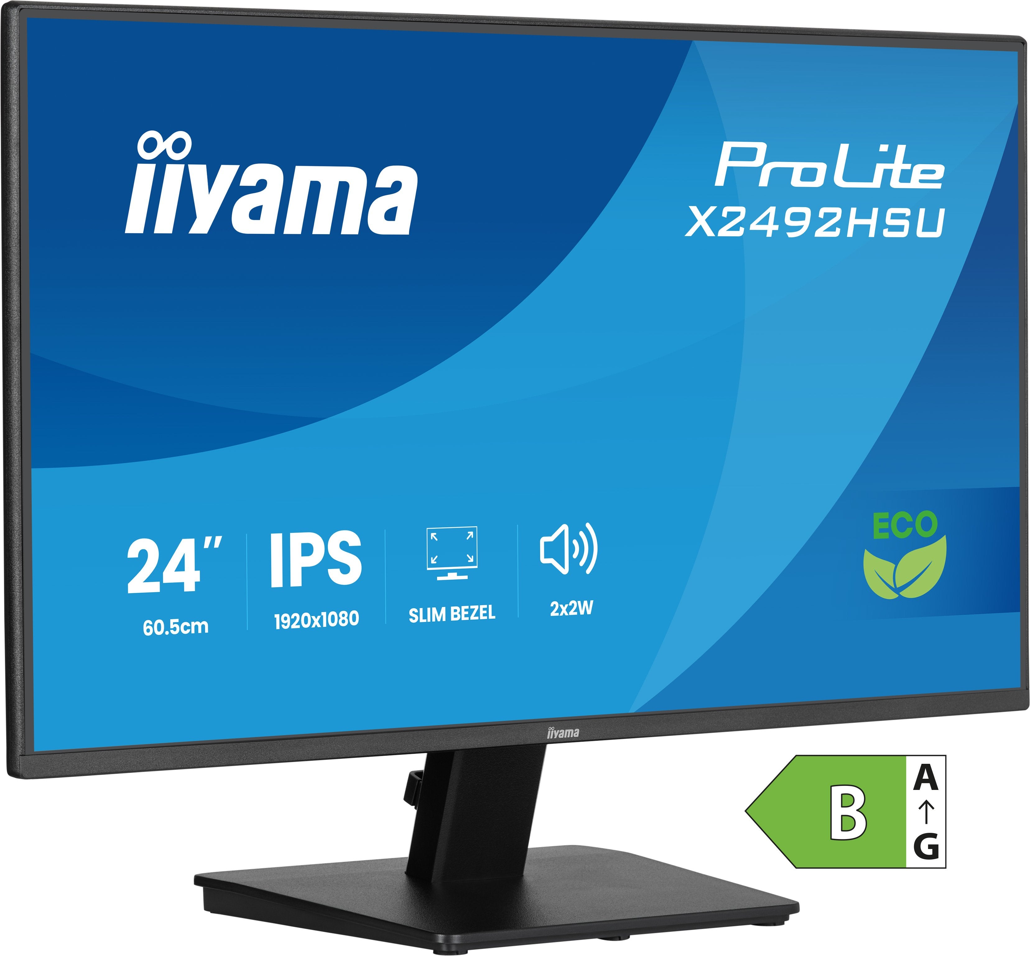 EAN 4948570126156 - iiyama ProLite X2492HSU-B1 pantalla para PC 61 cm (24") 1920 x 1080 Pixeles Full HD LED Negro imagen 1