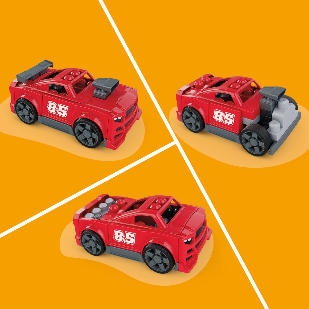 Coche De Carreras Bloques De Construccion Mega Bloks