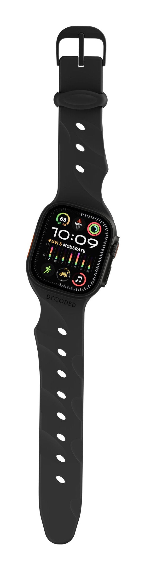 Decoded Silicone Ares Splice Strap 40/42mm Black