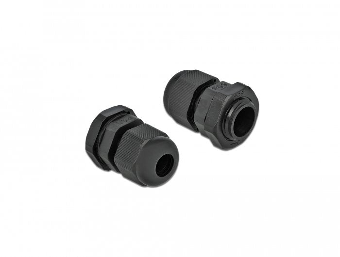 Delock Cableverschraubung Pg9 10 Stück Schwarz
