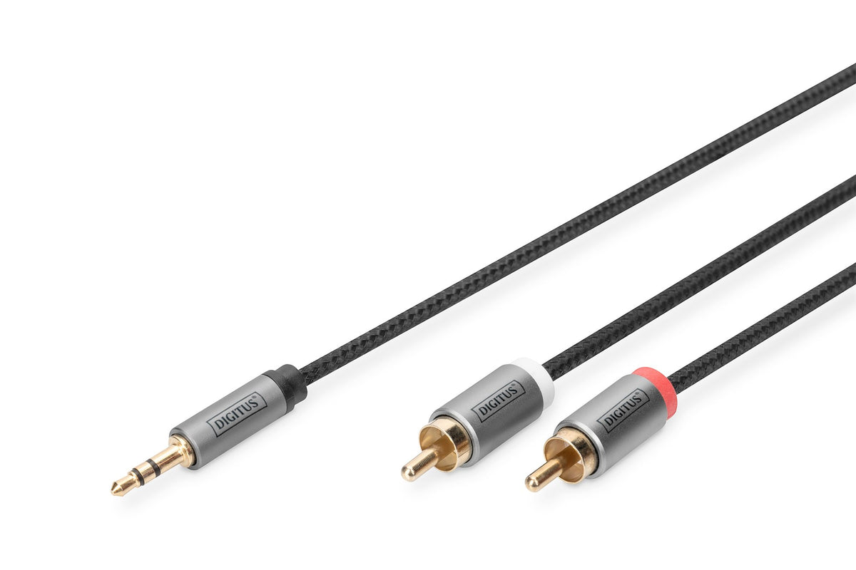 EAN 4016032481355 - Digitus DB-510330-030-S cable de audio 3 m 2 x RCA Negro imagen 1