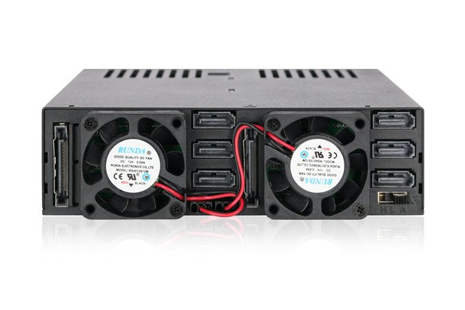 Icy Dock Rack 1u 6x2 5'' Sata Sas Hdd Icy Dock Mb326sp-B Negro Disk Array