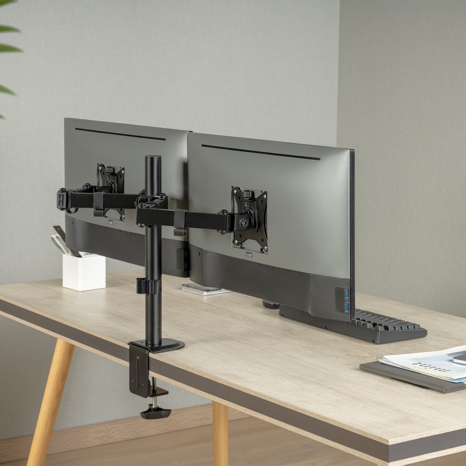 EAN 8436574708554 - AISENS DT32TSR-149 soporte para monitor 81,3 cm (32") Escritorio imagen 6
