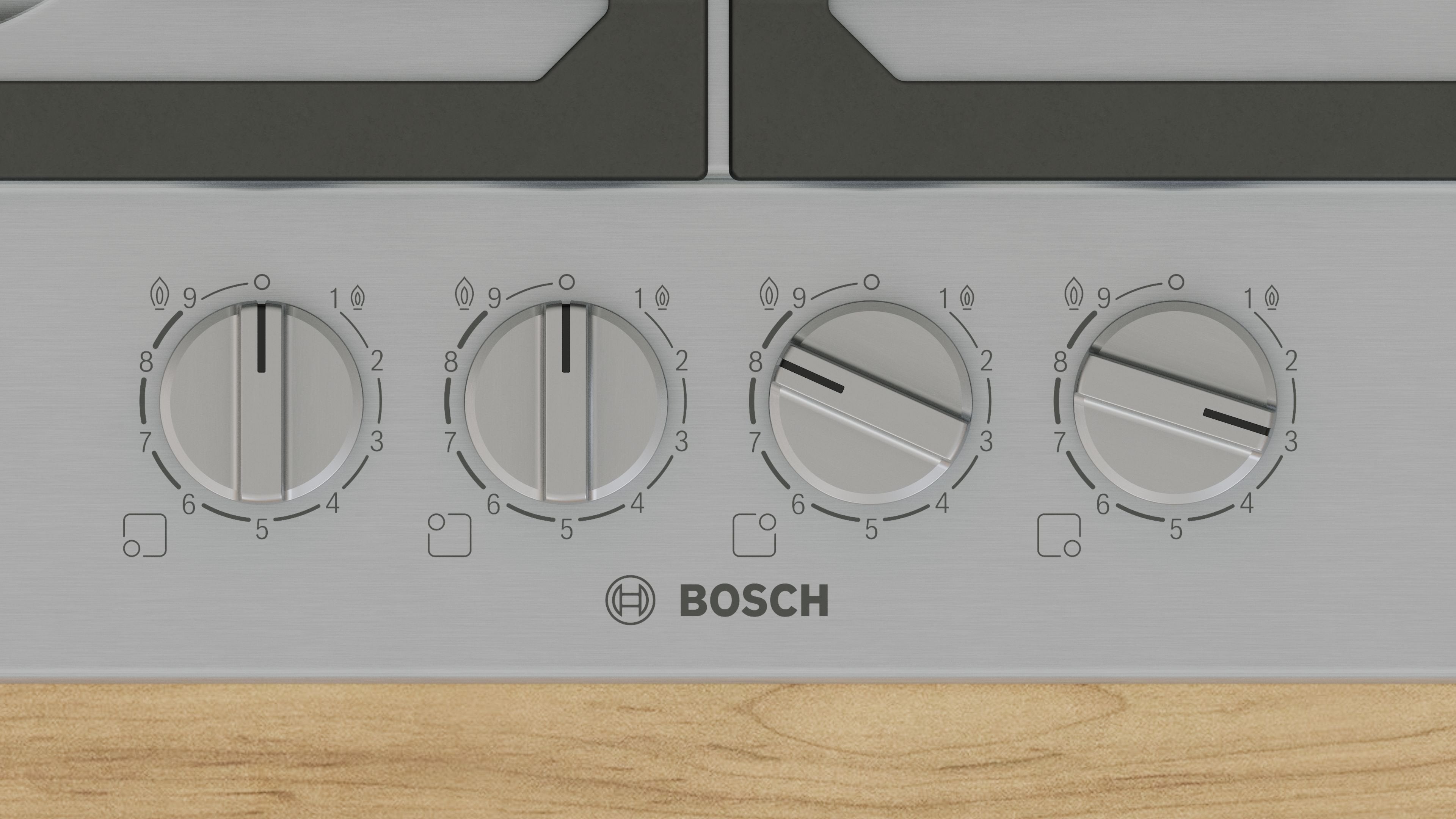 EAN 4242005496006 - Bosch Serie 6 PCP6A5I90 hobs Acero inoxidable Integrado 58 cm Encimera de gas 4 zona(s) imagen 2