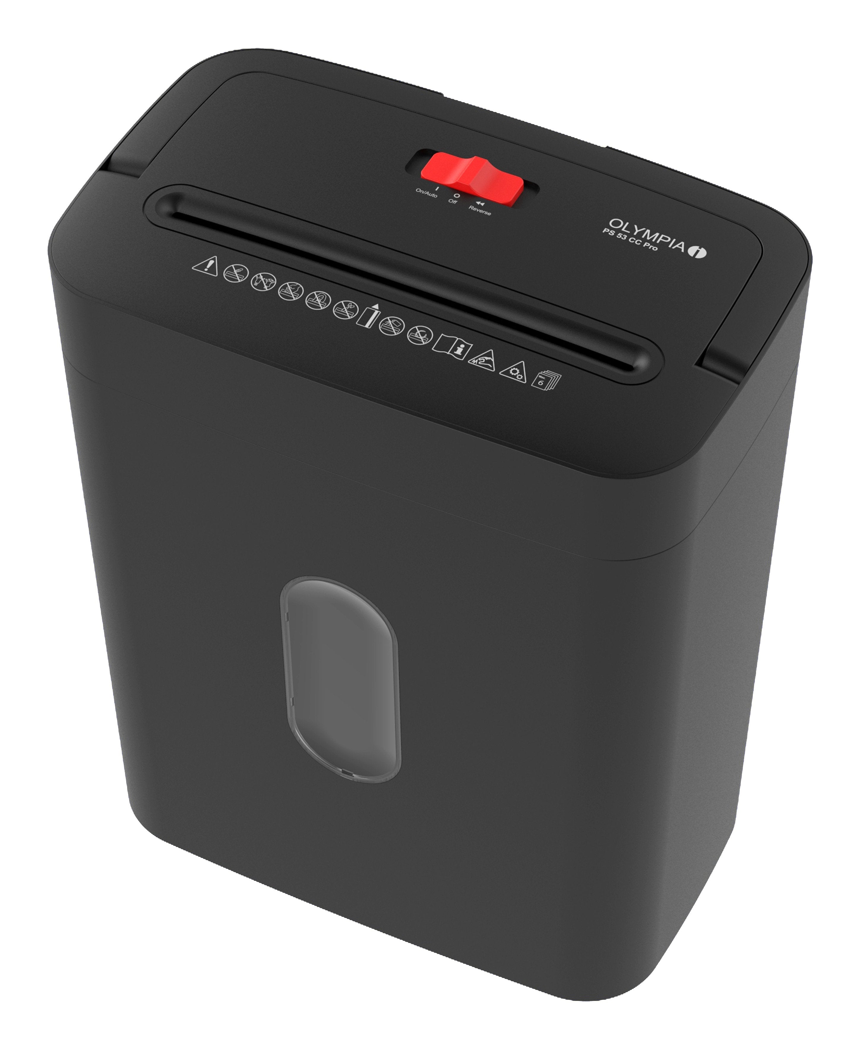 Olympia Ps 53 Cc Pro Triturador De Papel Corte Cruzado 68 Db Negro