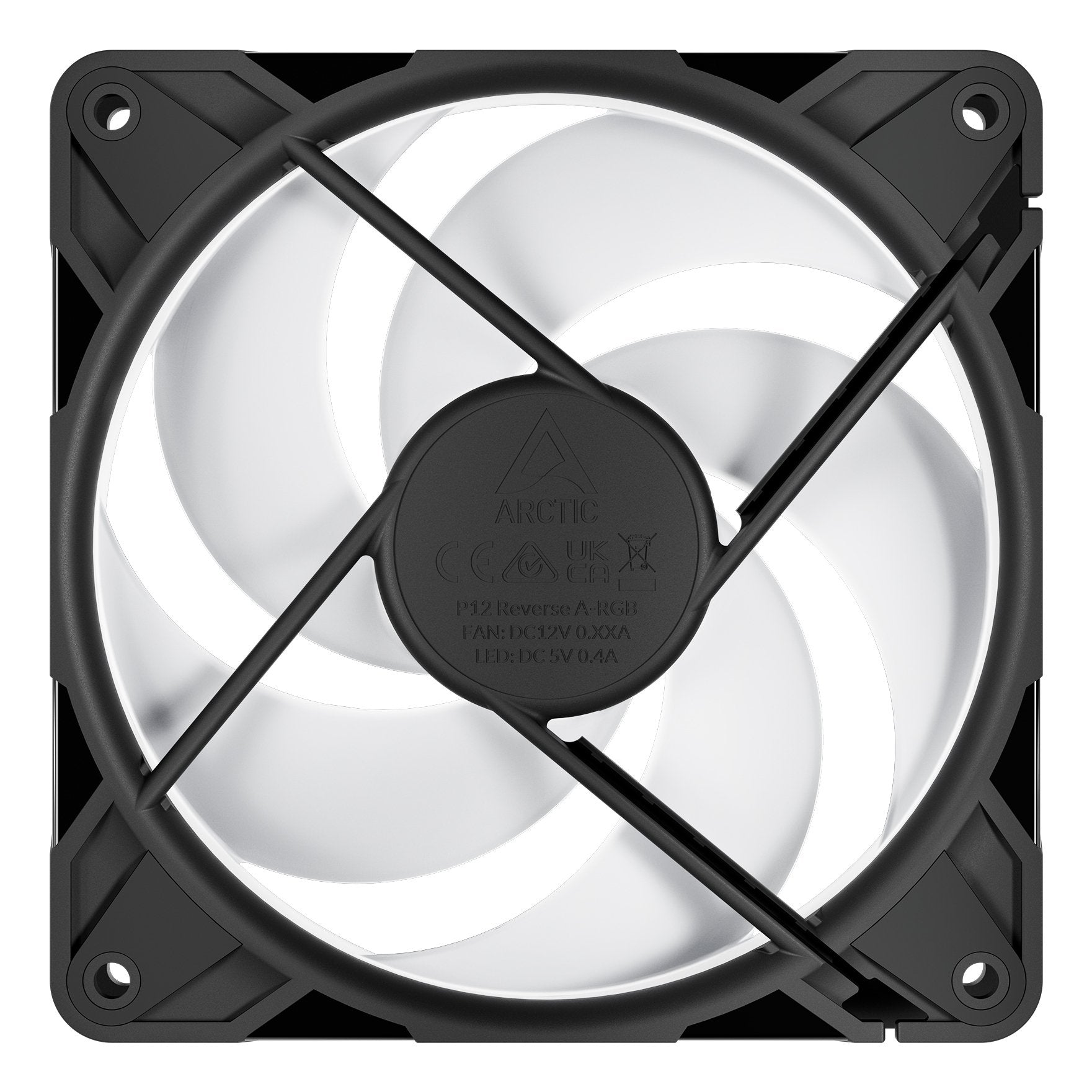EAN 4895265000720 - ARCTIC Freezer P12 Pro Reverse A-RGB - 3 Pack Carcasa del ordenador Ventilador 12 cm Negro 3 pieza(s) imagen 6