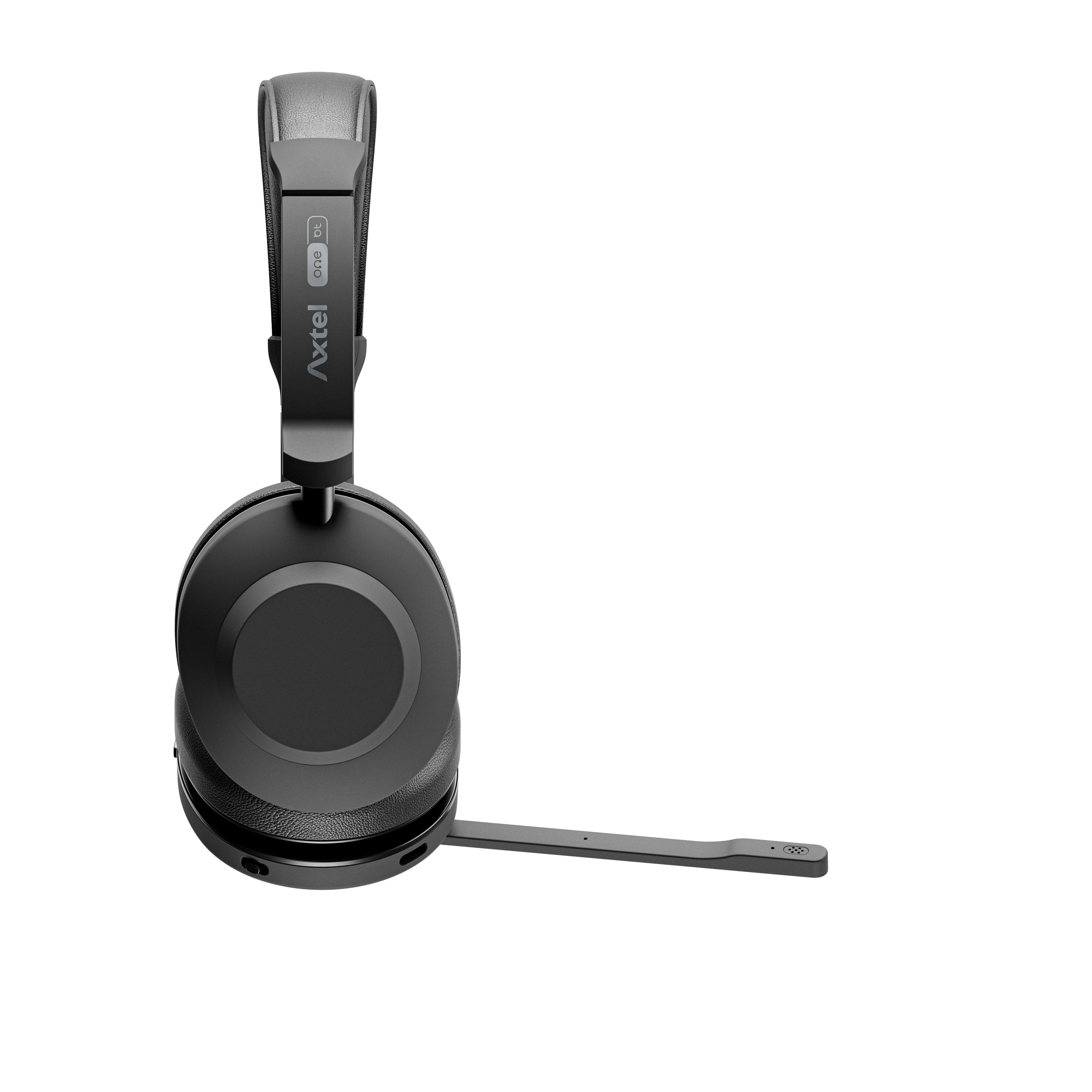 Auriculares  Axtel One Bt Con Mirofono Inalambricos - Hasta 40 Horas De Autonomia - Cancelacion De Ruido - Bluetooth -