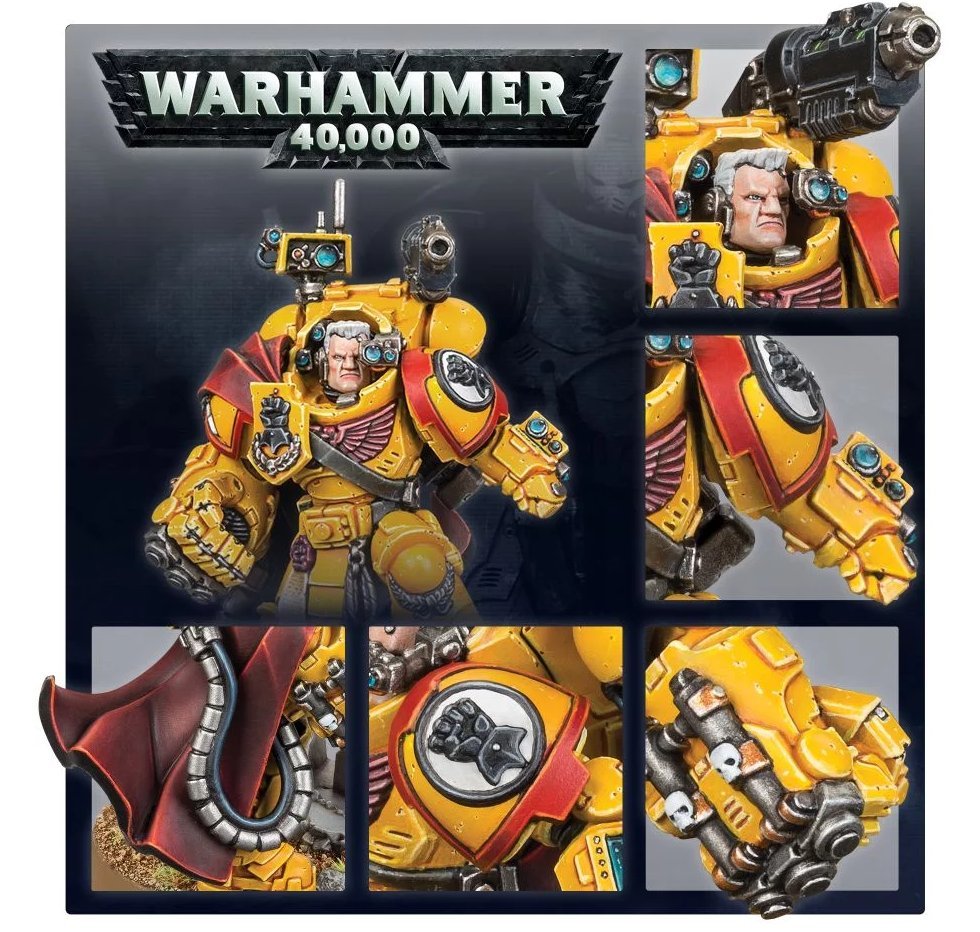 Warhammer 40k - Space Marines Chapelain En Armure Terminator