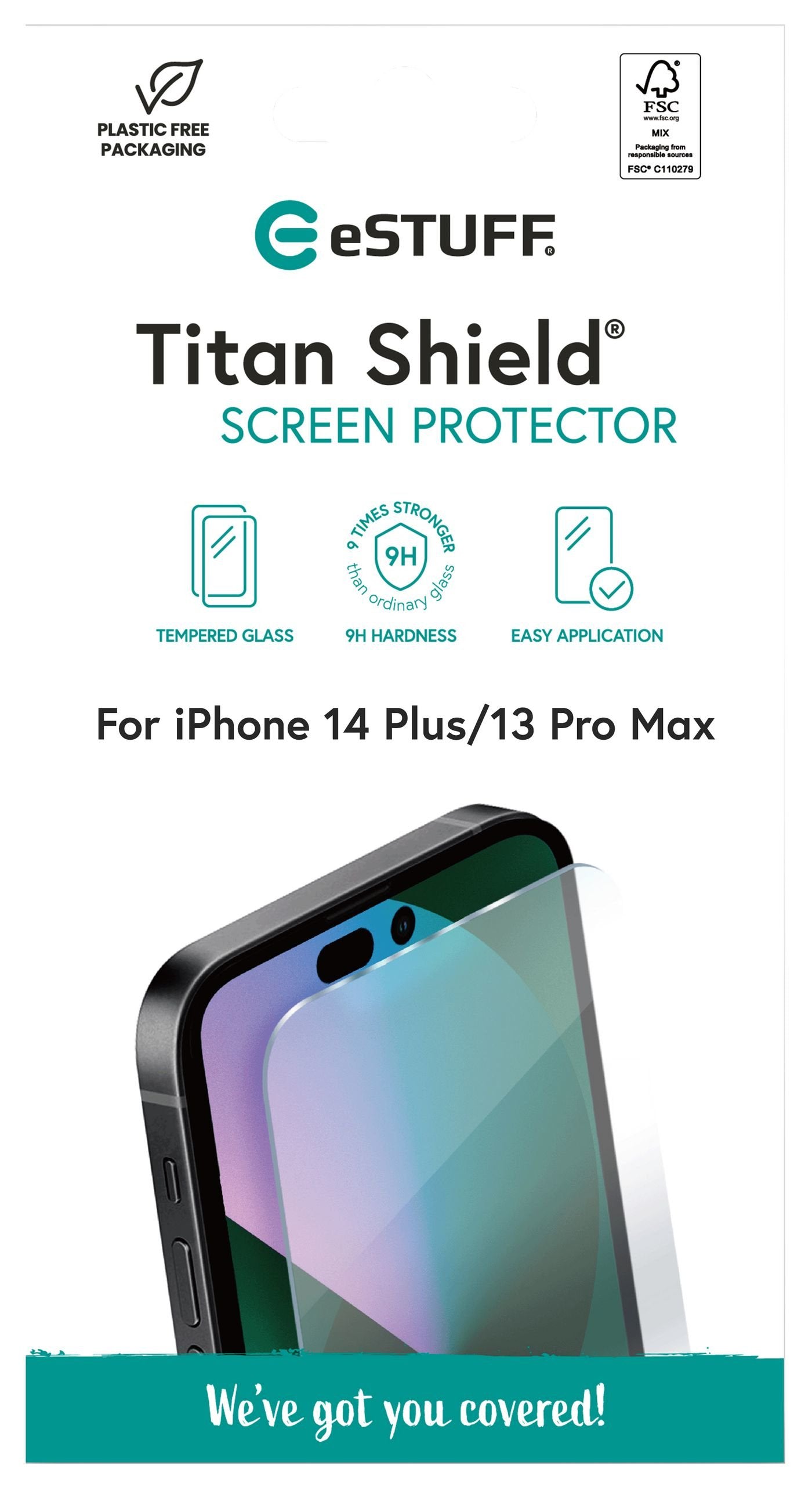 Estuff Es501370 Protector De Pantalla O Trasero Para Teléfono Móvil Apple 1 Pieza(S)