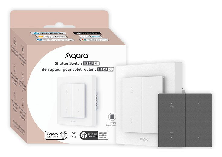 EAN 6975833355433 - Aqara Light Switch H2 EU Inalámbrico Gris, Blanco imagen 1