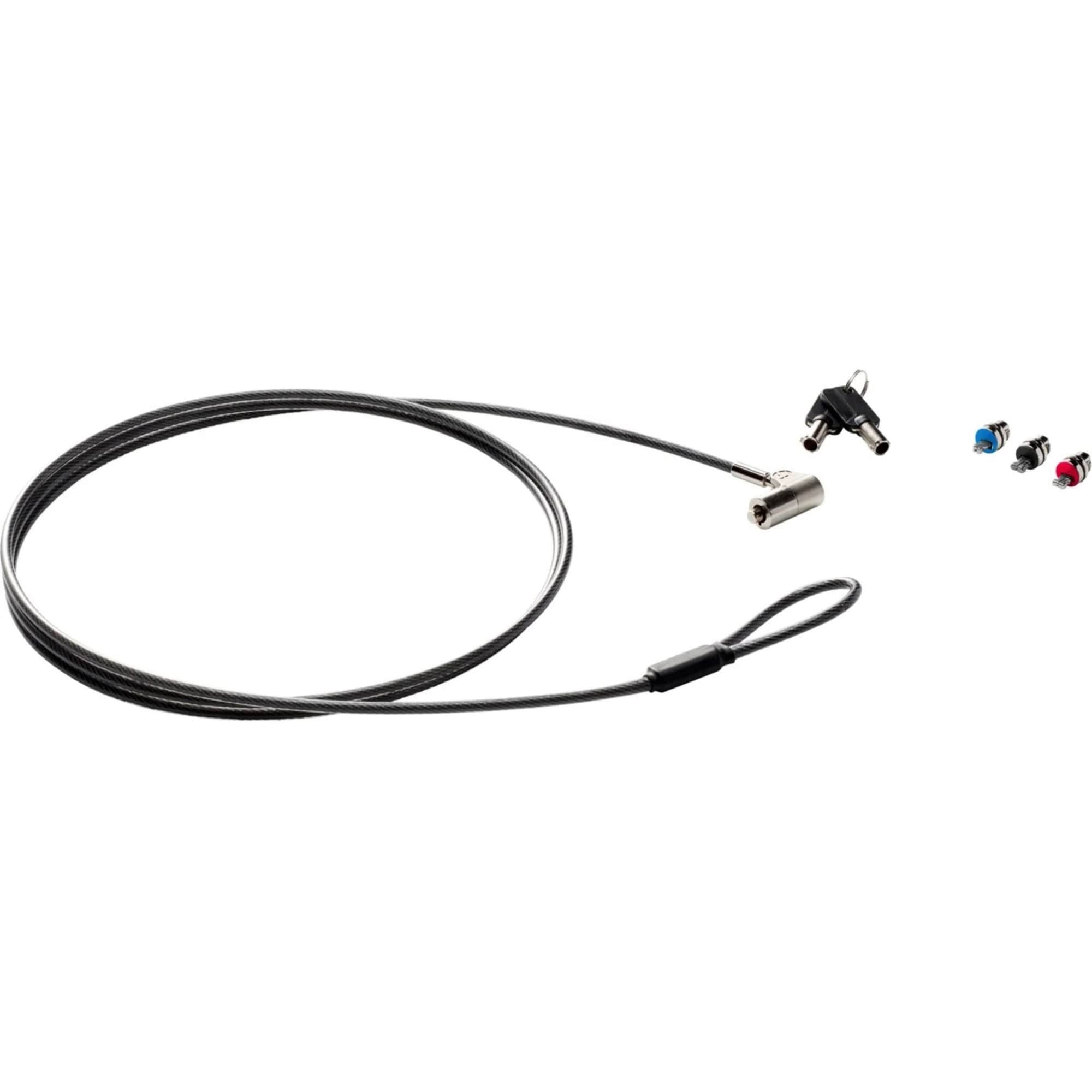 Hp 6uw42aa Cable Antirrobo Negro, Plata 1,83 M