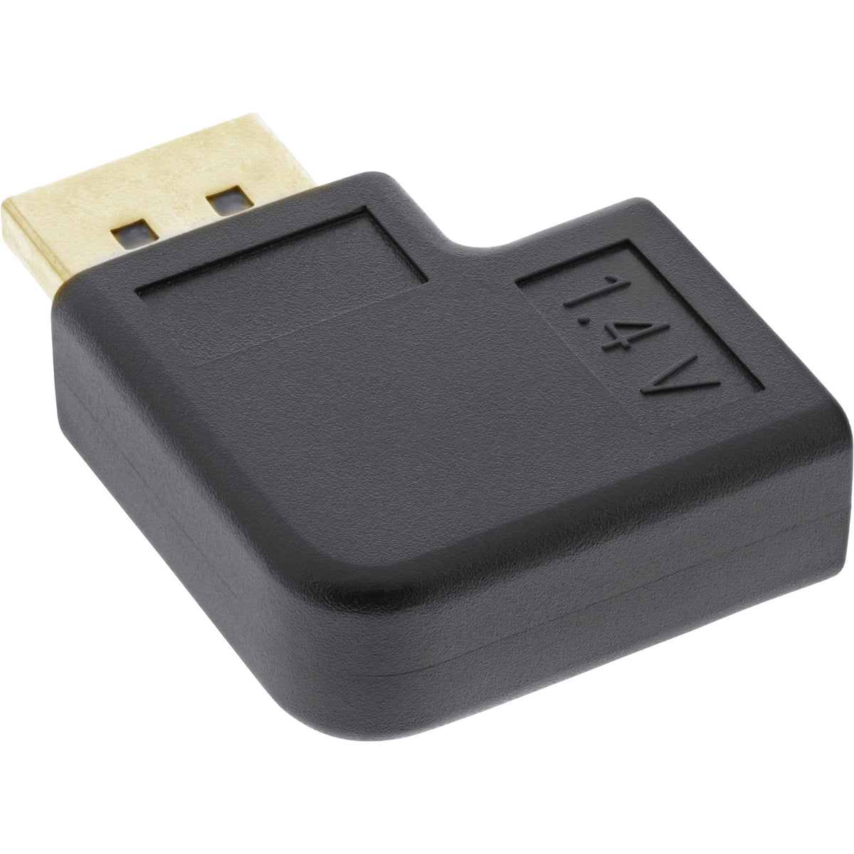 Adaptador Inline Displayport, Displayport Macho/Hembra En Ángulo Recto