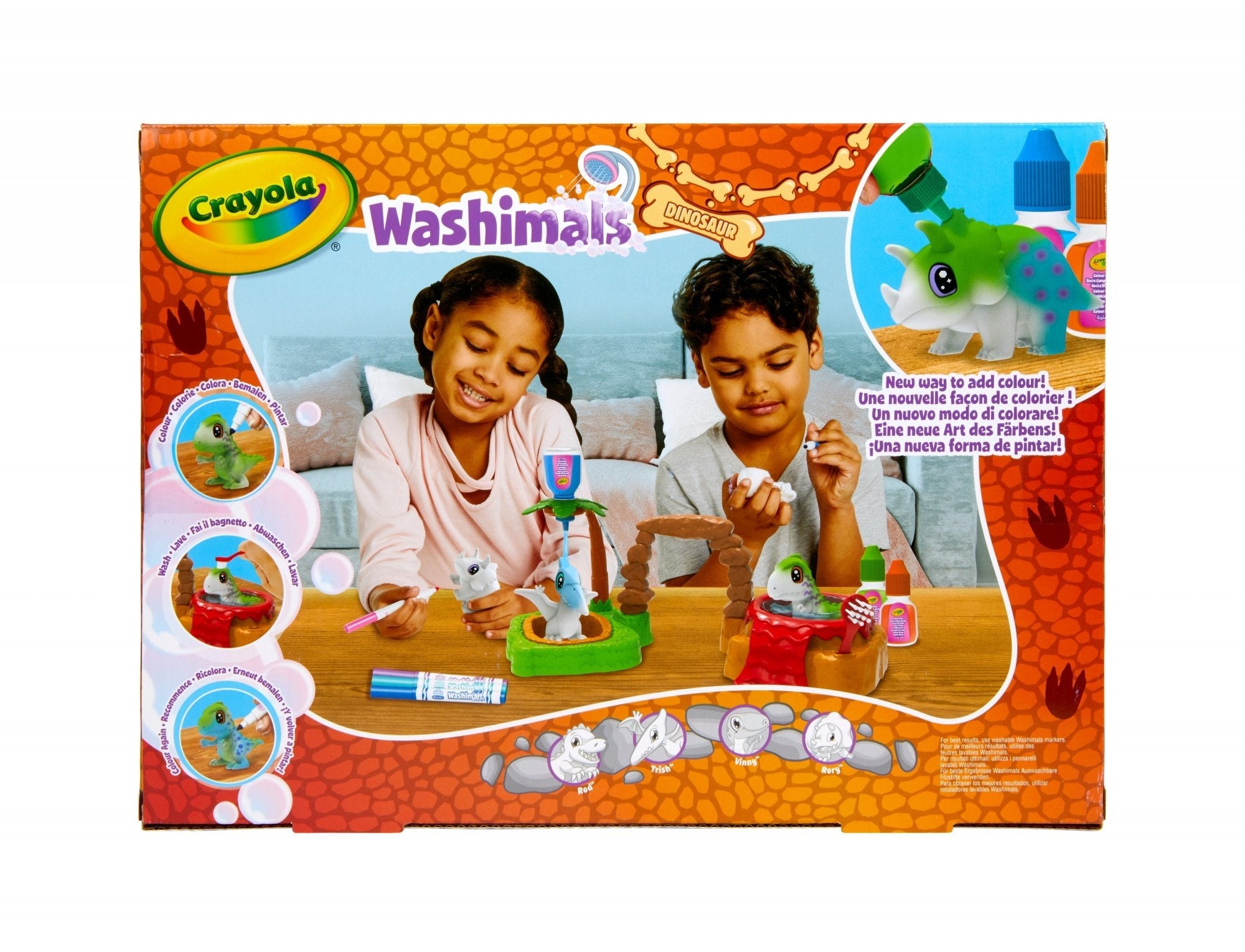 Zestaw Washimals Dinozaury
