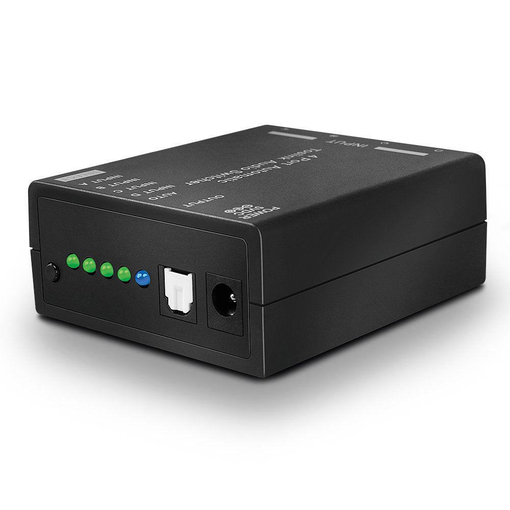 Conmutador De Audio Automático Lindy Toslink 4 Puertos 2go