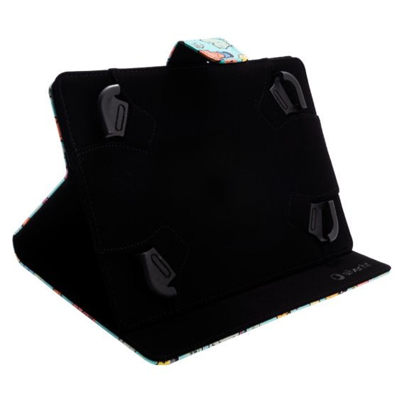 Funda Universal Rotatory 360 Silver Ht Para Tablet 9-10.1" Cactoos Green Metal