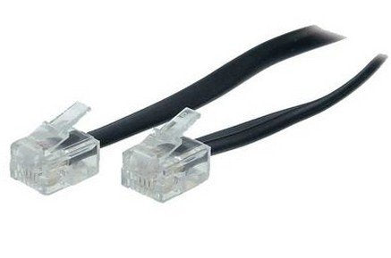 EAN 4017538700865 - S/CONN 6m RJ11 Negro, Transparente imagen 1