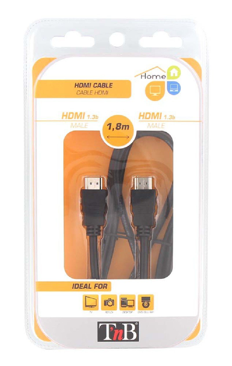 EAN 3303170076415 - T'nB HDMI18 cable HDMI 1,8 m HDMI tipo A (Estándar) Negro imagen 4