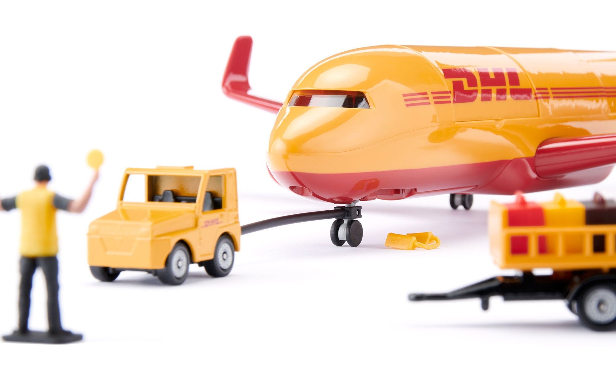 Avión De Carga Siku Dhl Con Accesorios, Vehículo Modelo Azul/Blanco 10170200000