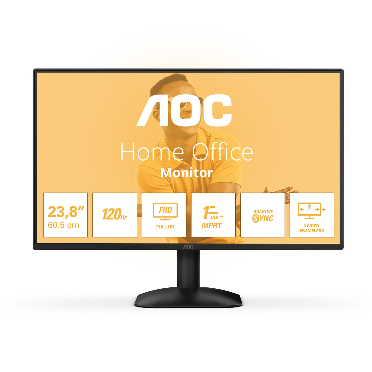 EAN 4038986142199 - AOC 24B31H pantalla para PC 60,5 cm (23.8") 1920 x 1080 Pixeles Full HD Negro imagen 1