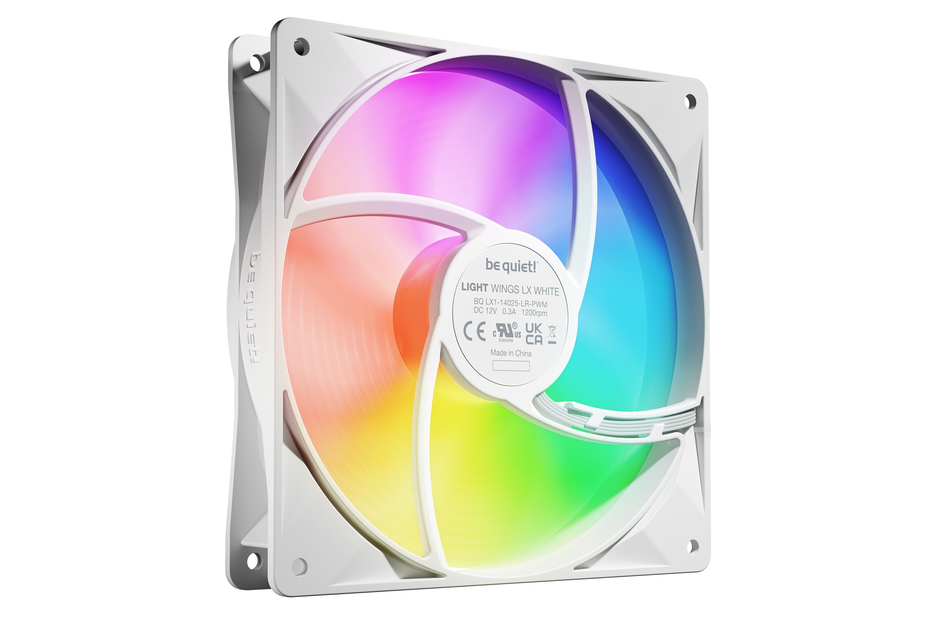Ventilador 140mm Be Quiet! Light Wings Lx Pwm Blanco Triple-Pack