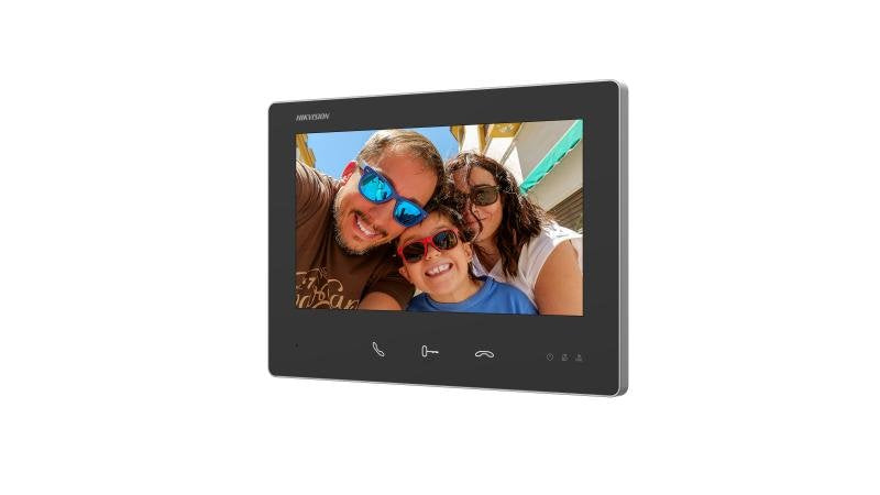 EAN 6942160432908 - Hikvision DS-KH7300EY-WTE2/White sistema de intercomunicación de video 17,8 cm (7") Negro imagen 3
