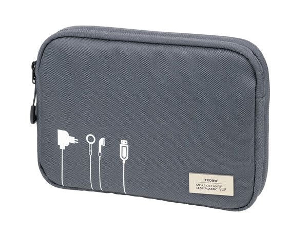 Troika Bolsa Para Cables Blue Cycle Tech Pouch 2