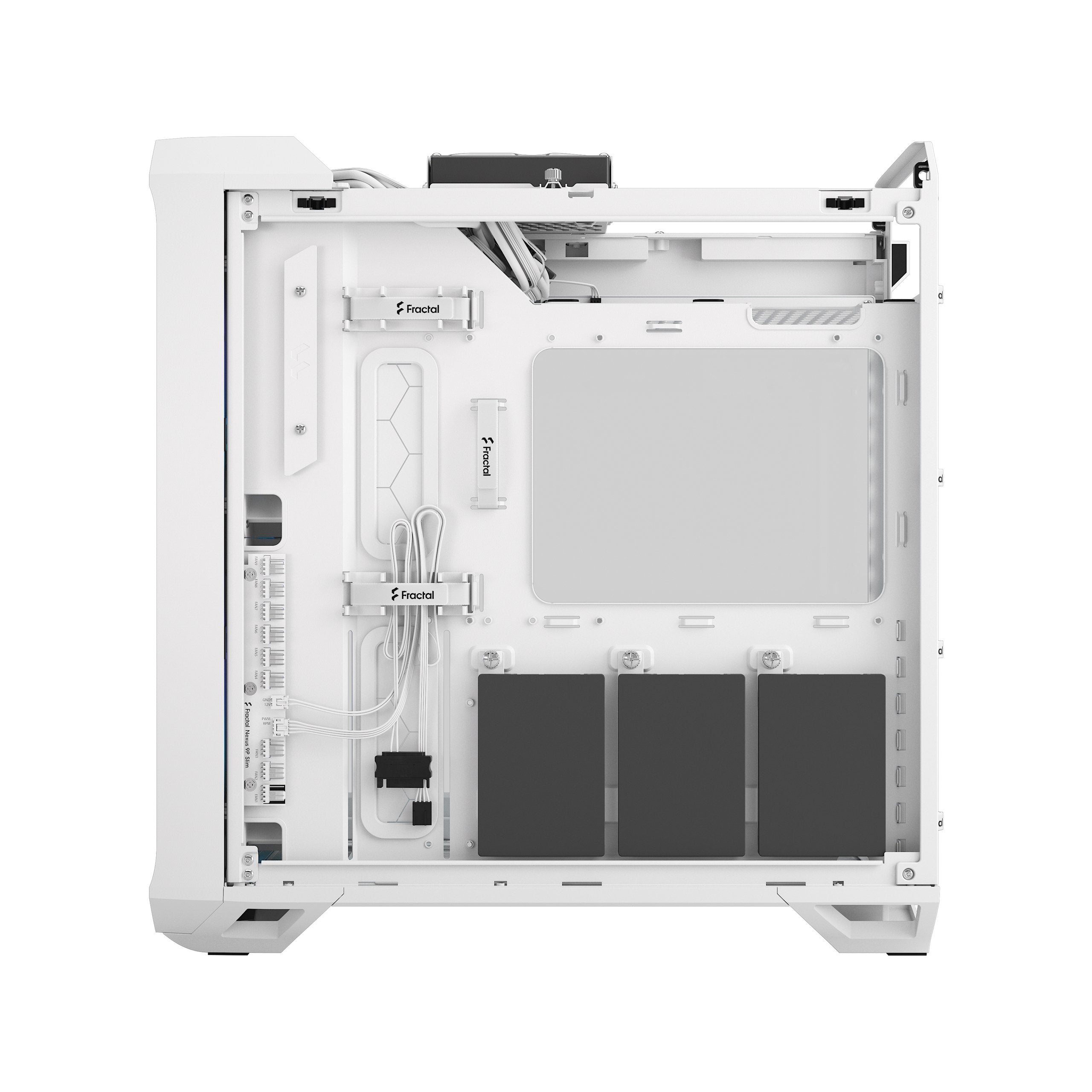 Caja Pc Fractal Design Compact Rgb White Tg Clear, Tower-Gehäuse Fd-C-Tor1c-05