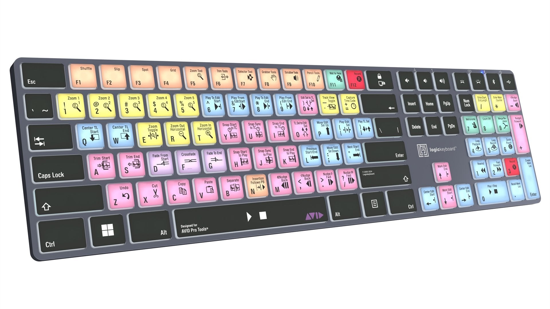 EAN 5707795023317 - Logickeyboard LKB-PT-TPC teclado Hogar / Oficina USB + Bluetooth QWERTZ Alemán Negro imagen 2