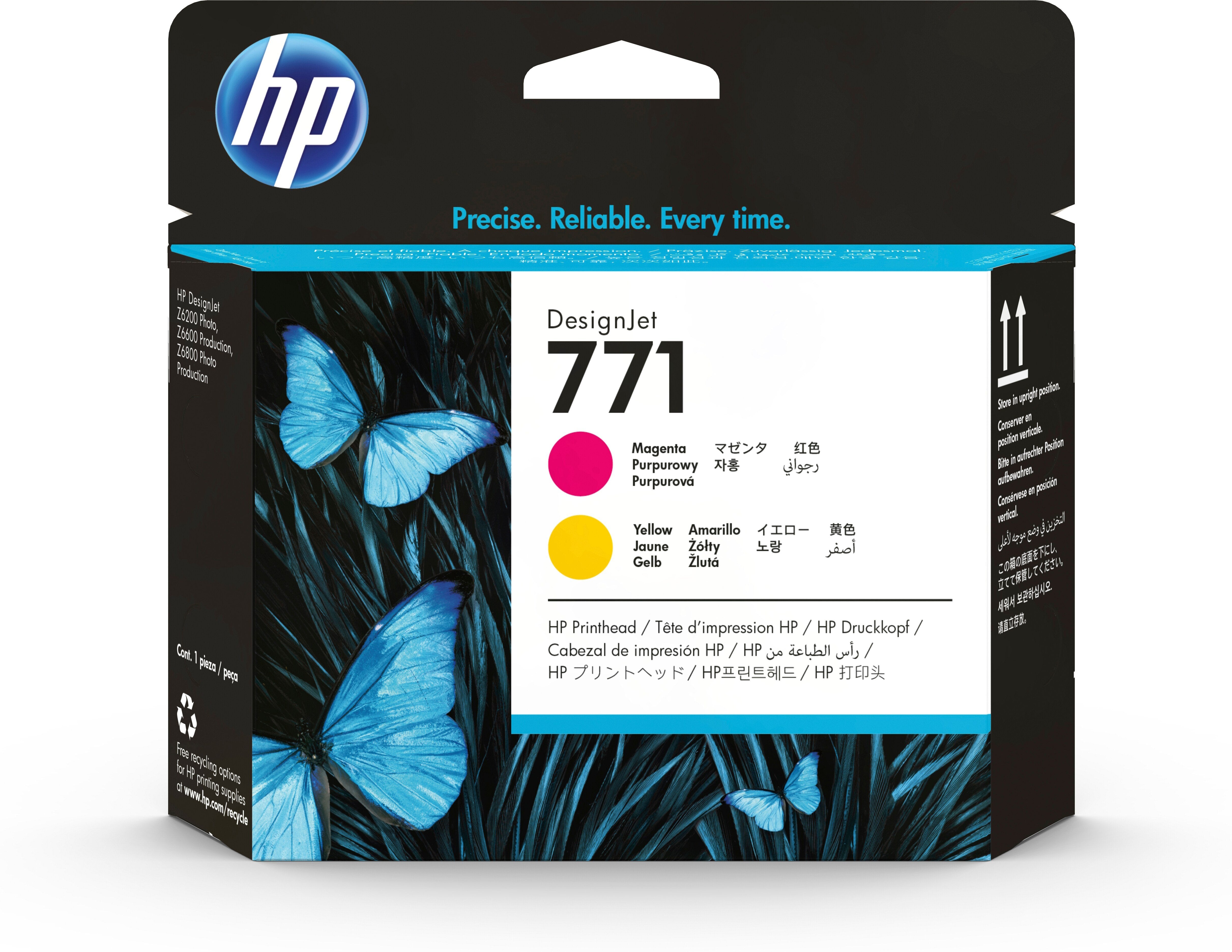 EAN 0884962986448 - HP 771 Magenta/Yellow DesignJet Printhead cabeza de impresora Inyección de tinta imagen 1