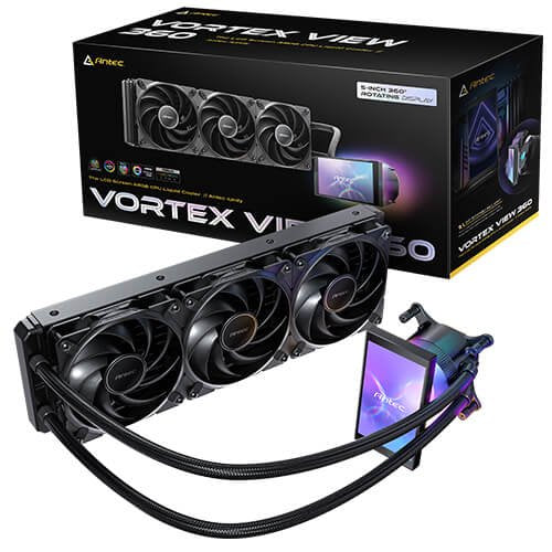 Refrigeracion Liquida Cpu  Antec Vortex View 360 Argb Lcd