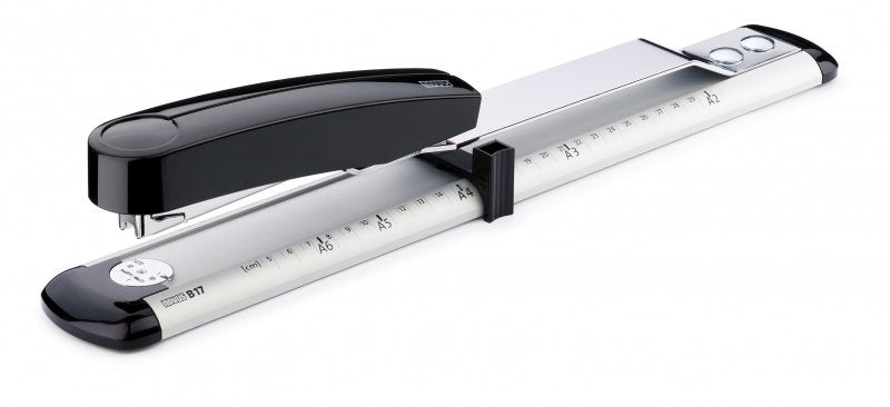 Novus Grapadora Harmony De Brazo Largo B17 Gris Claro/Negro Intenso