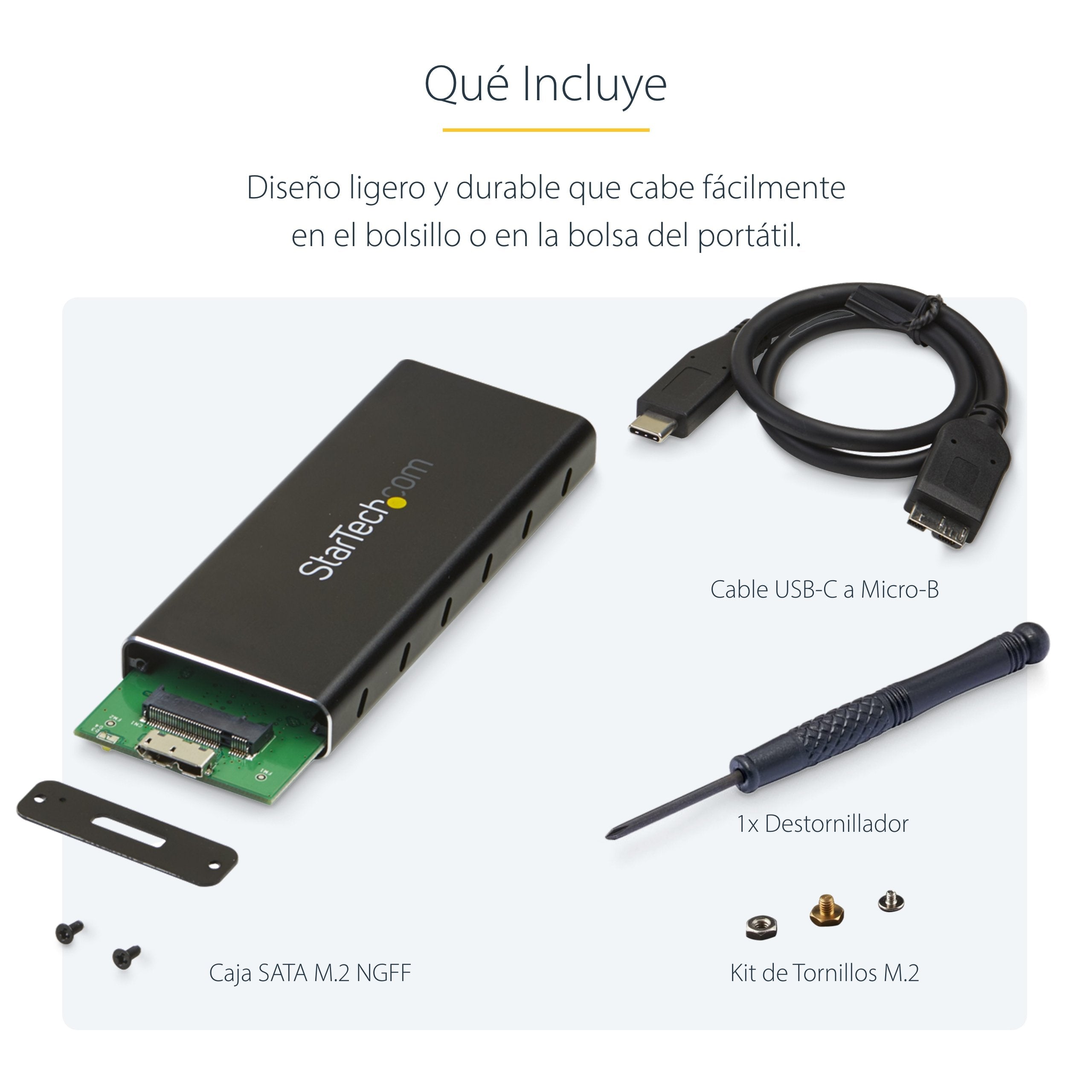 Startech Caja M.2 Ngff A Usb 3.1 Usb-C