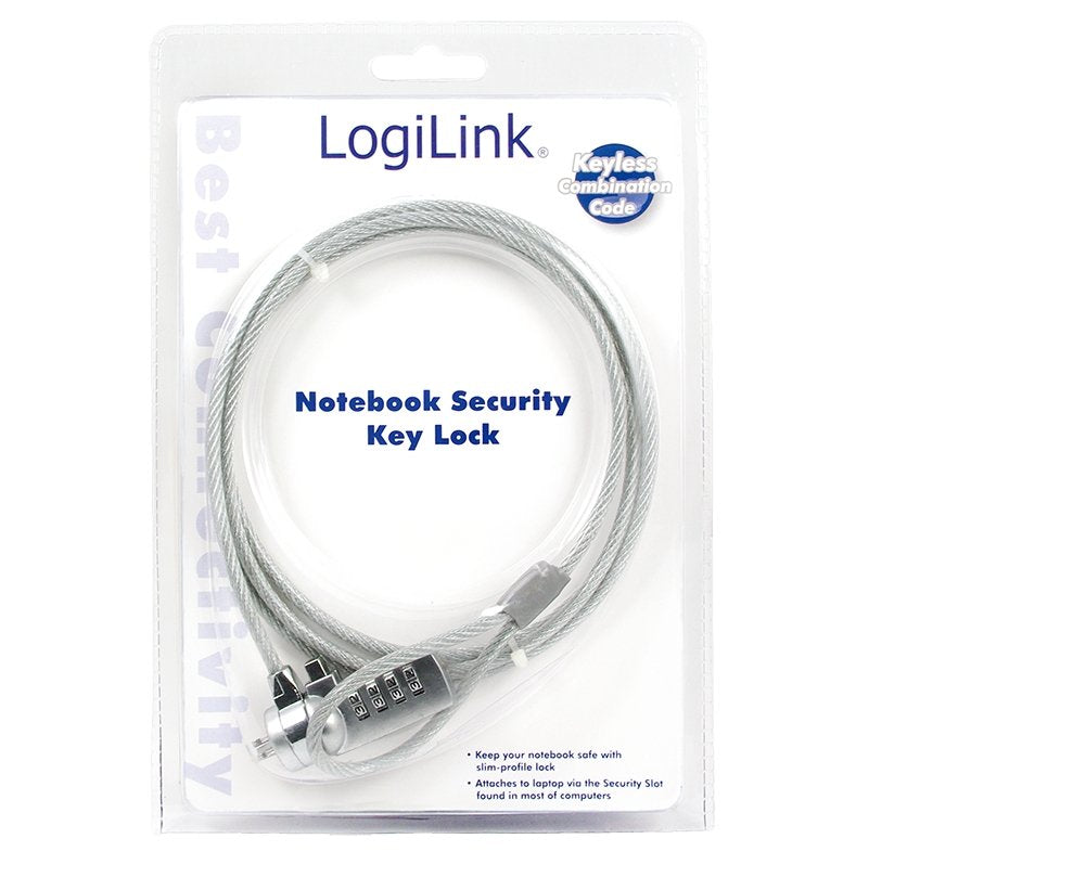 Logilink Cerradura Combinada Para Portátil De 1,5 M