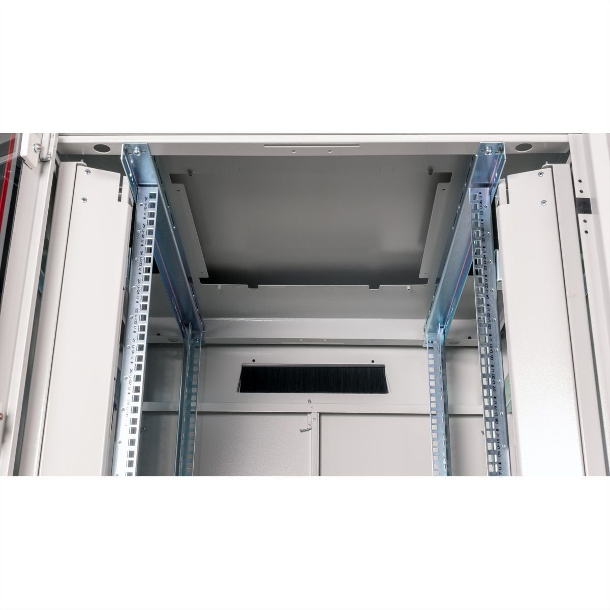 Roline 19-Zoll Netzwerkschrank Pro 26 He, 800x800 Bxt Glastr Grau