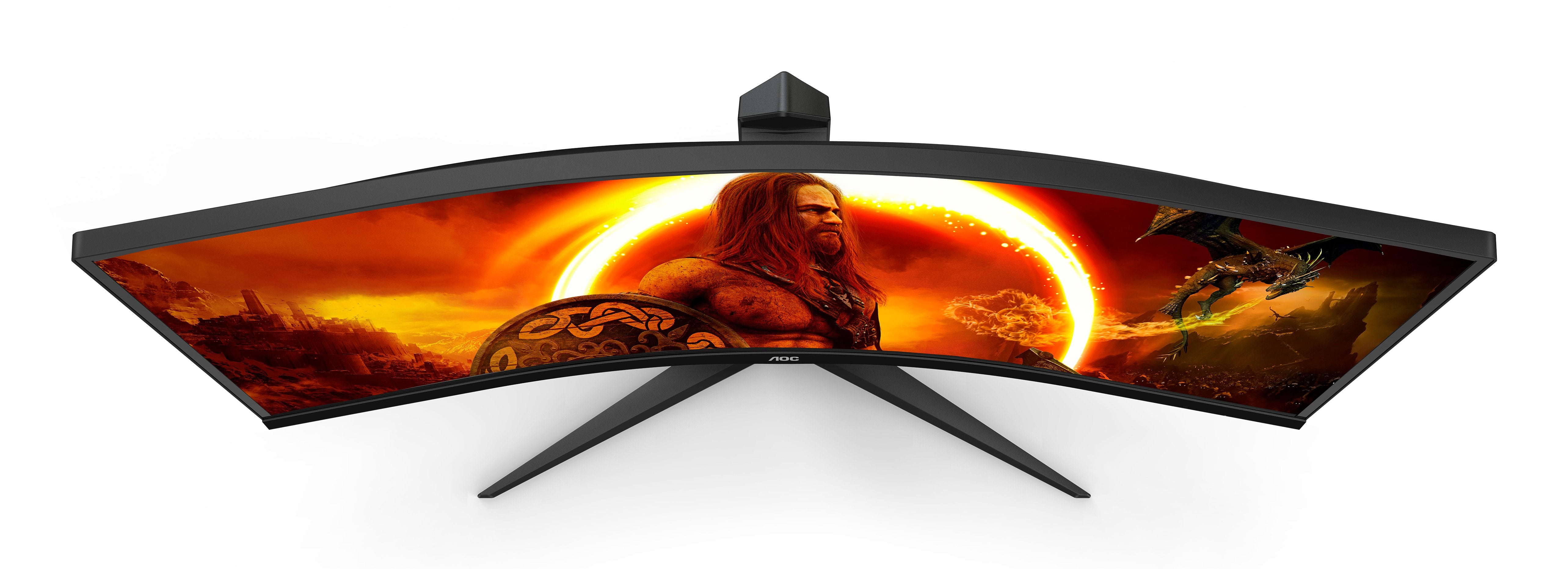 EAN 4038986111331 - AOC G2 CU34G2XP pantalla para PC 86,4 cm (34") 3440 x 1440 Pixeles UltraWide Quad HD LED Negro, Rojo imagen 4