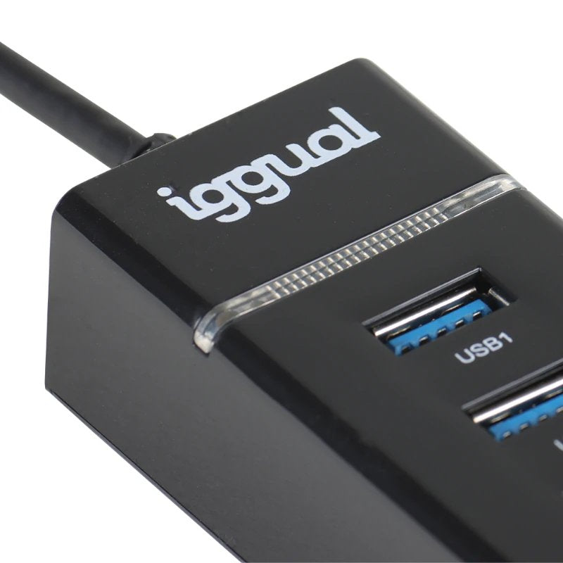 Iggual Hub Usb-A 3.0 X 4 Puertos Hub-A-4p