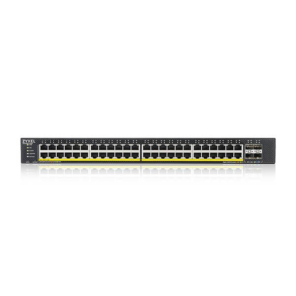 Zyxel Xgs1935-52hp 52-Port Smart Managed Poe+ Switch, 48xgbe